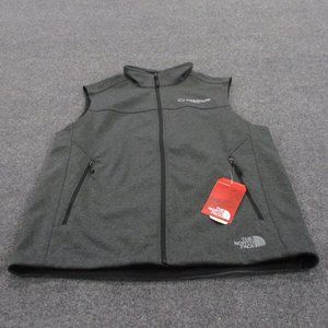 The North Face Vest Jacket Adult L Gray Performance Lightweight Pockets Mens NEW